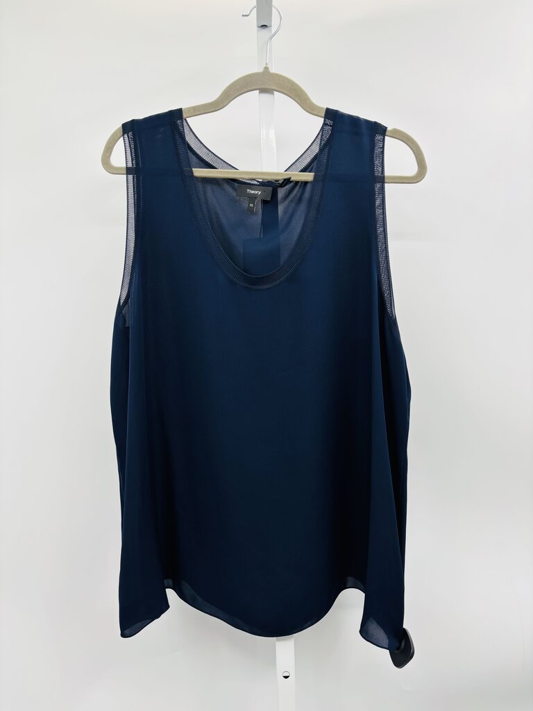 Theory Top Plus Navy XXL