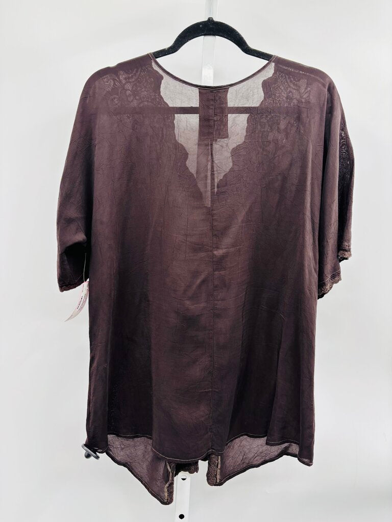 Johnny Was Blouse Brown L