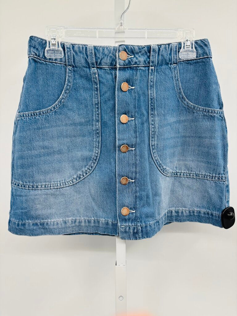 Marine Layer Skirt Denim 6