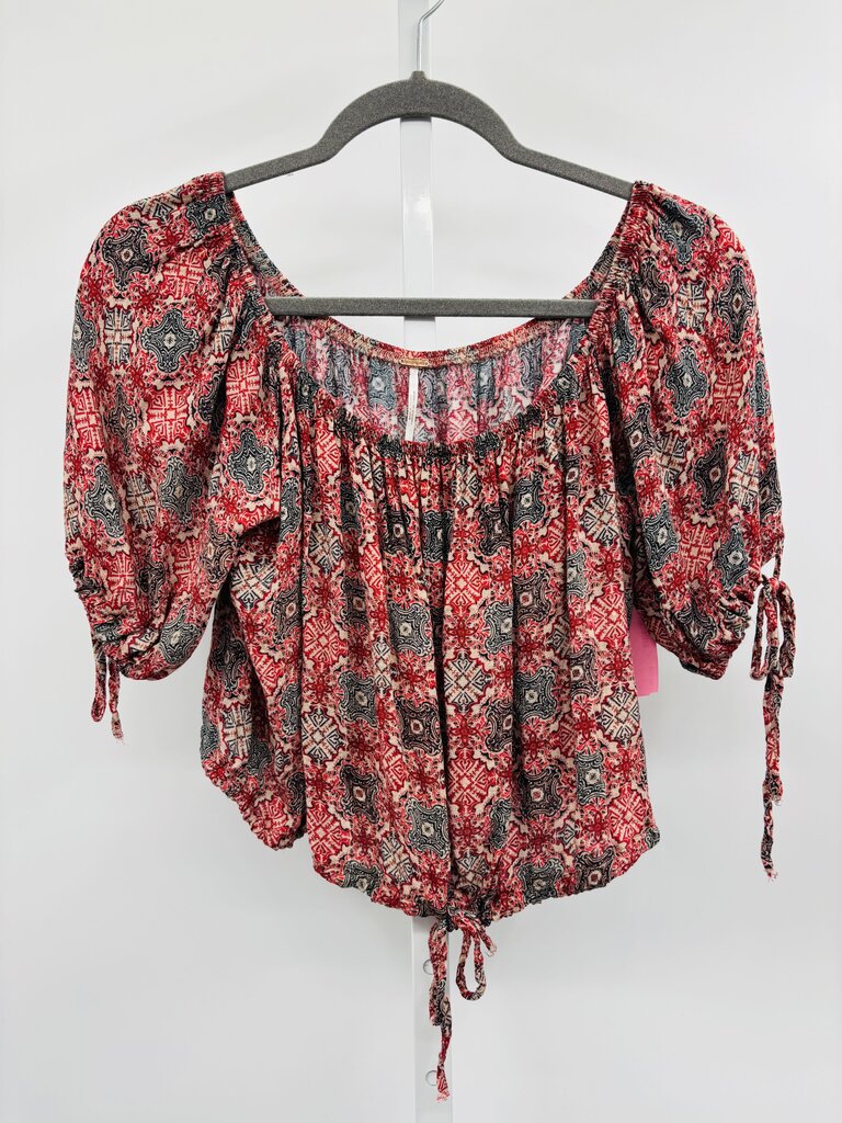 Free People Top Red M
