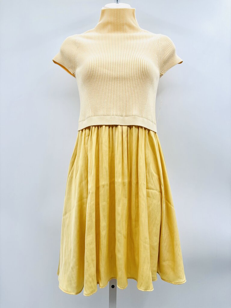 Anthropologie Dress Yellow XS