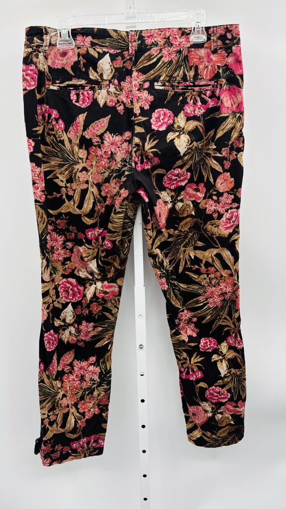 Anthropologie Cropped Pants Black 12