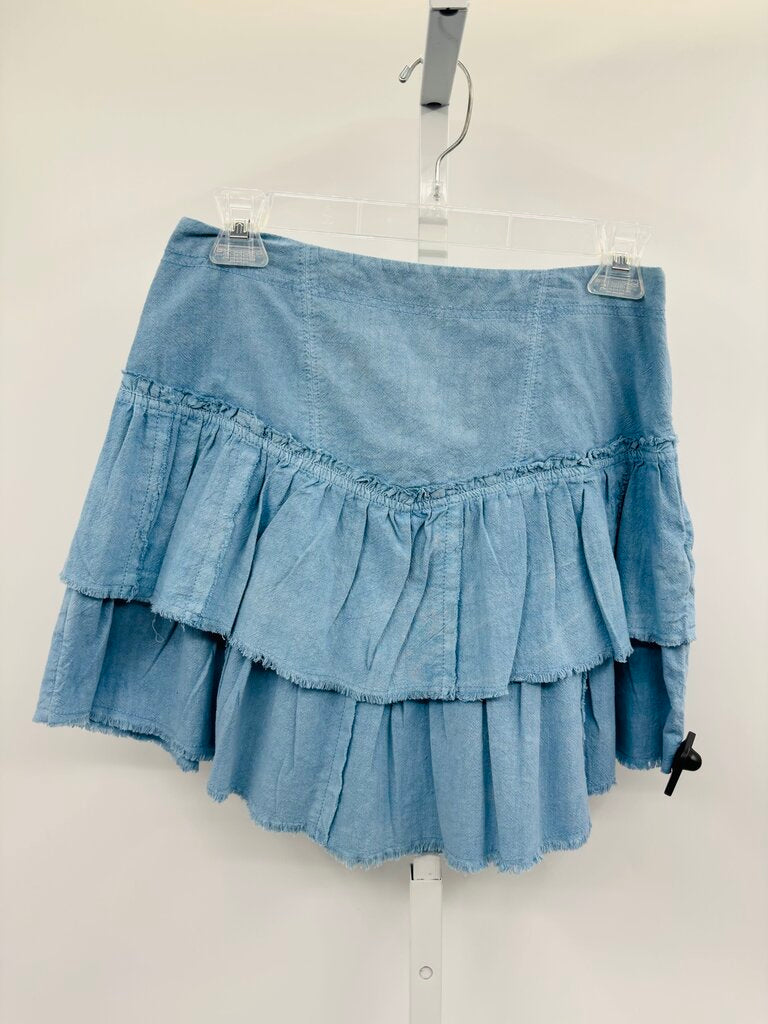 Free People Skirt Blue 2