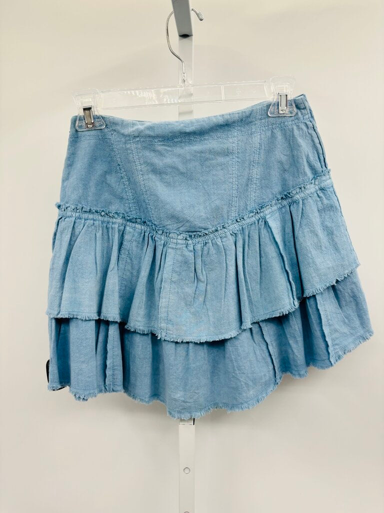 Free People Skirt Blue 2