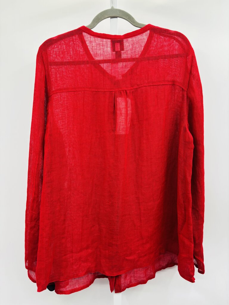 Eileen Fisher Shirt Red XL