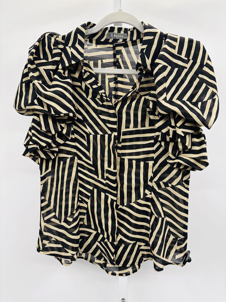 Gracia Blouse Beige S
