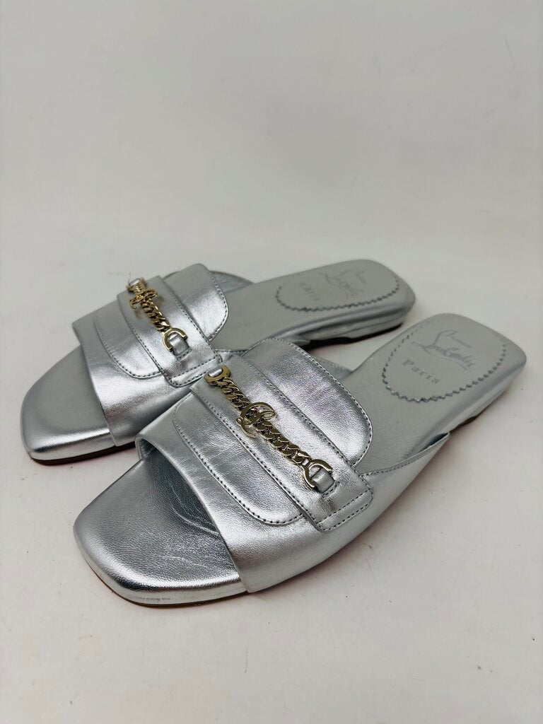 Christian Louboutin LUXURY SHOES Silver 5.5