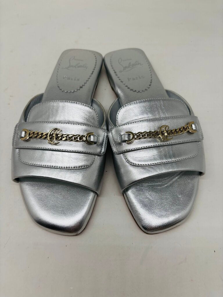 Christian Louboutin LUXURY SHOES Silver 5.5