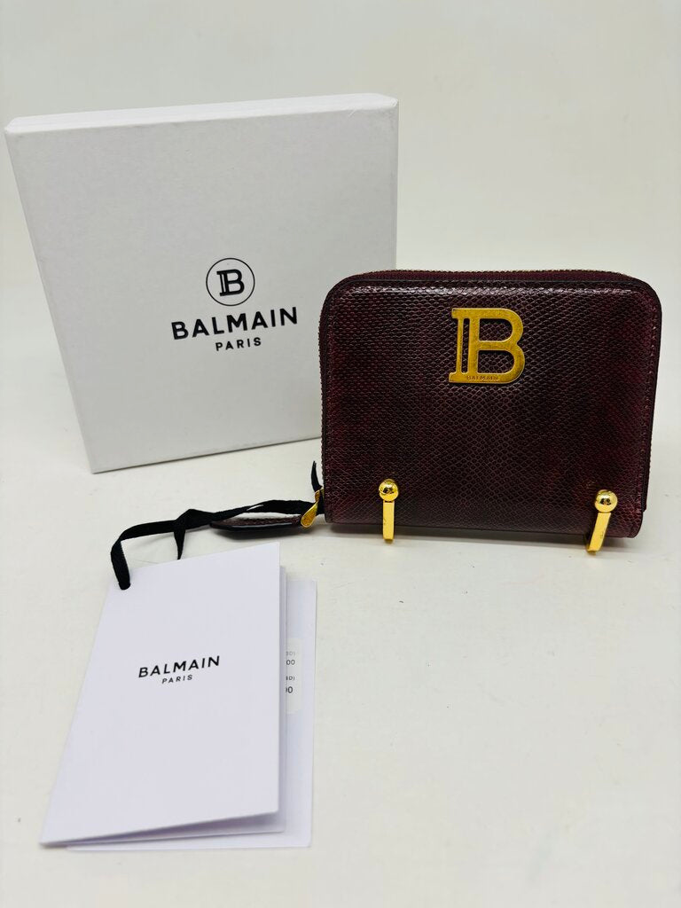 Balmain LUXURY WALLET Burgundy