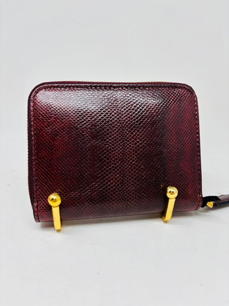 Balmain LUXURY WALLET Burgundy