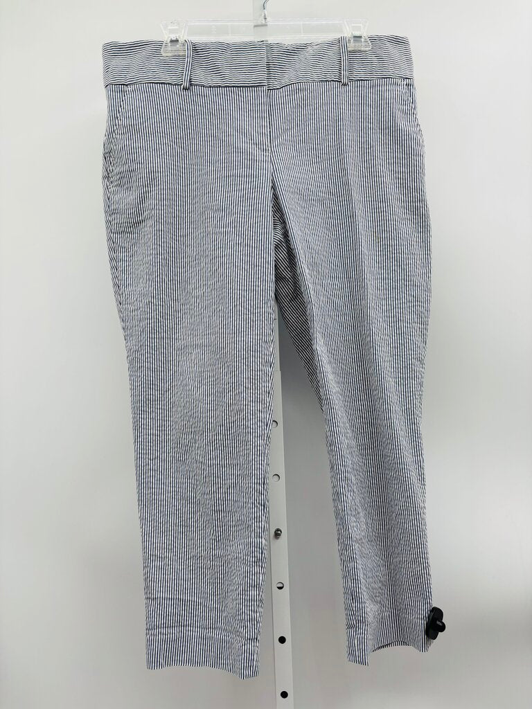 Ann Taylor Cropped Pants Blue 12