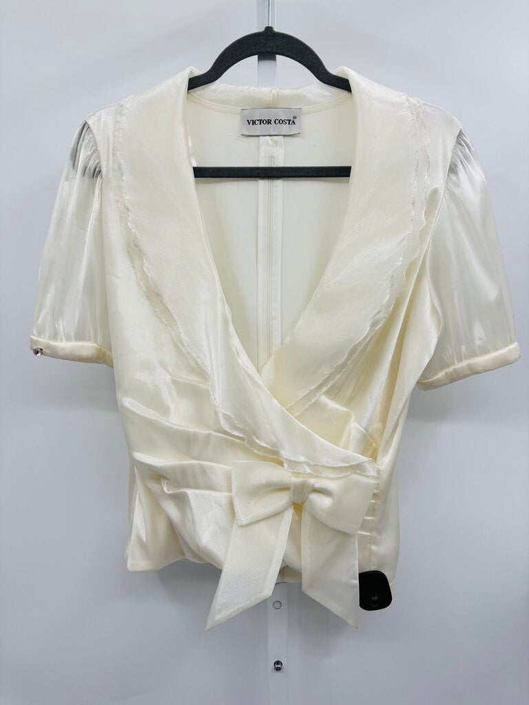Victor Costa Blouse Ivory 10