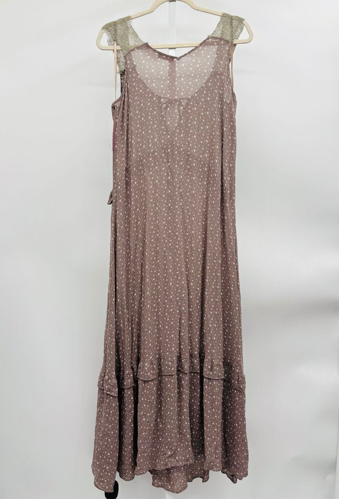 Wrap Maxi Dress Taupe 10/M