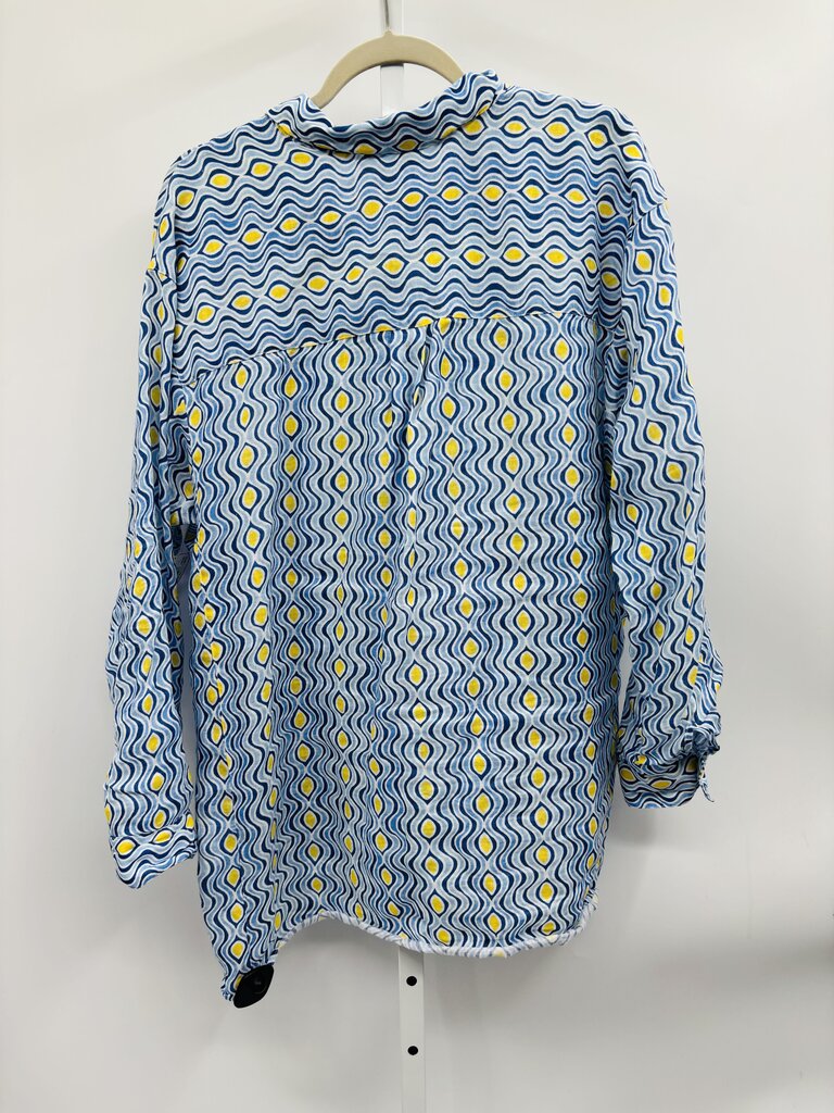 J. McLaughlin Shirt Blue XL