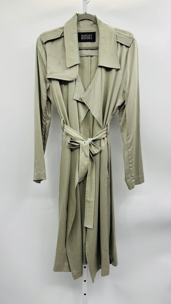 Badgley Mischka Trenchcoat Green L