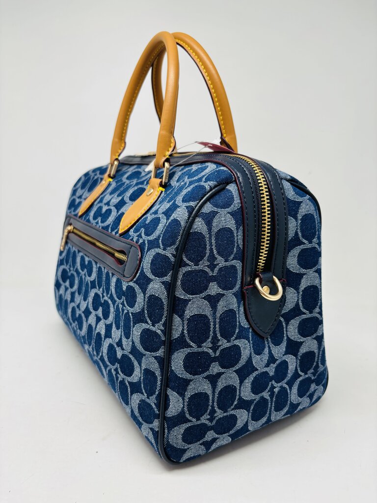 Coach Handbag Denim Signature