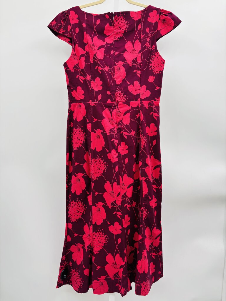 Anthropologie Dress Burgundy L
