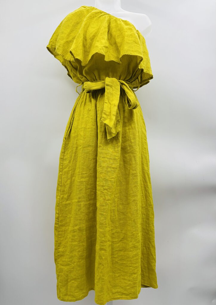 Puro Lino Dress Yellow M