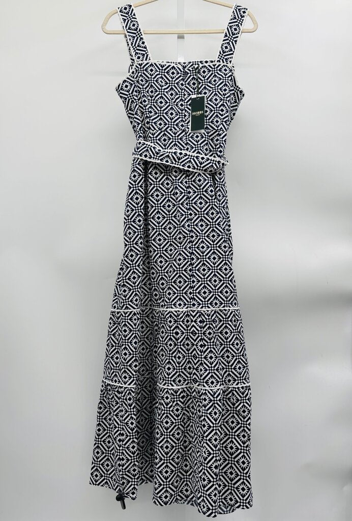 Hobbs Maxi Dress Navy 8
