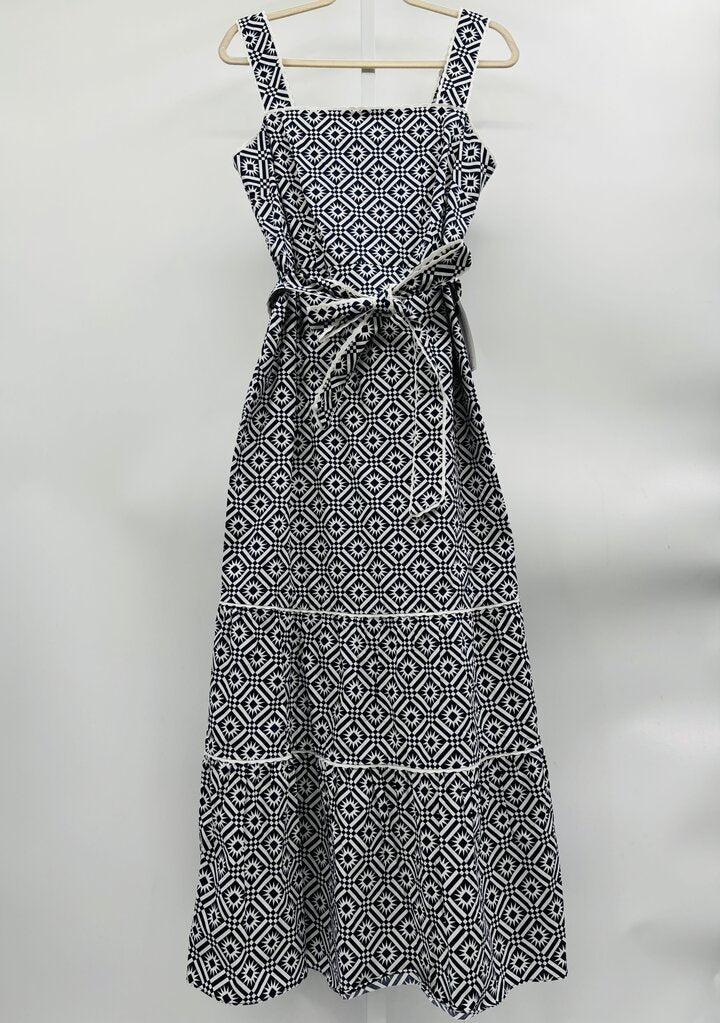 Hobbs Maxi Dress Navy 8