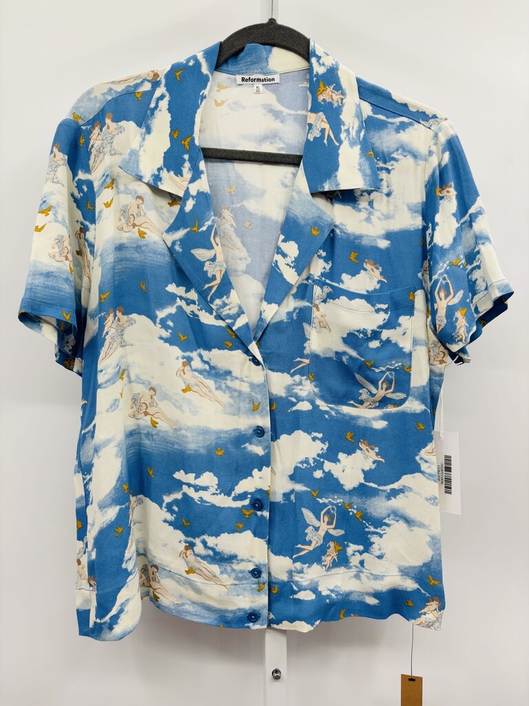 Reformation Shirt Blue XL