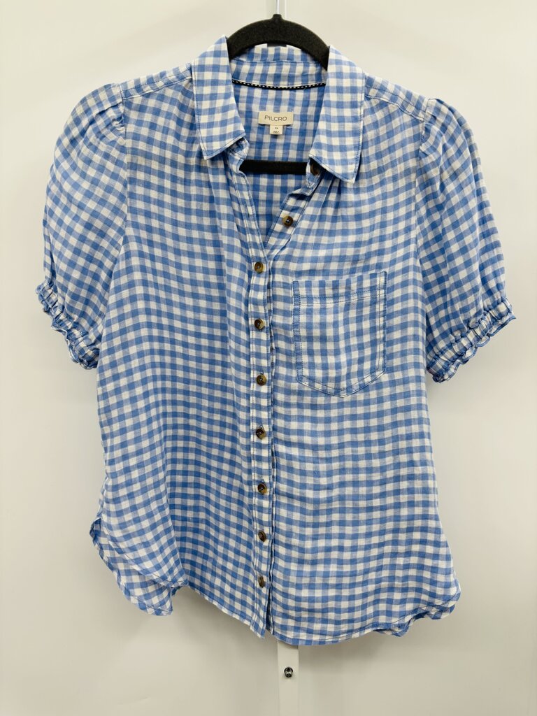 Pilcro Blouse Blue XS