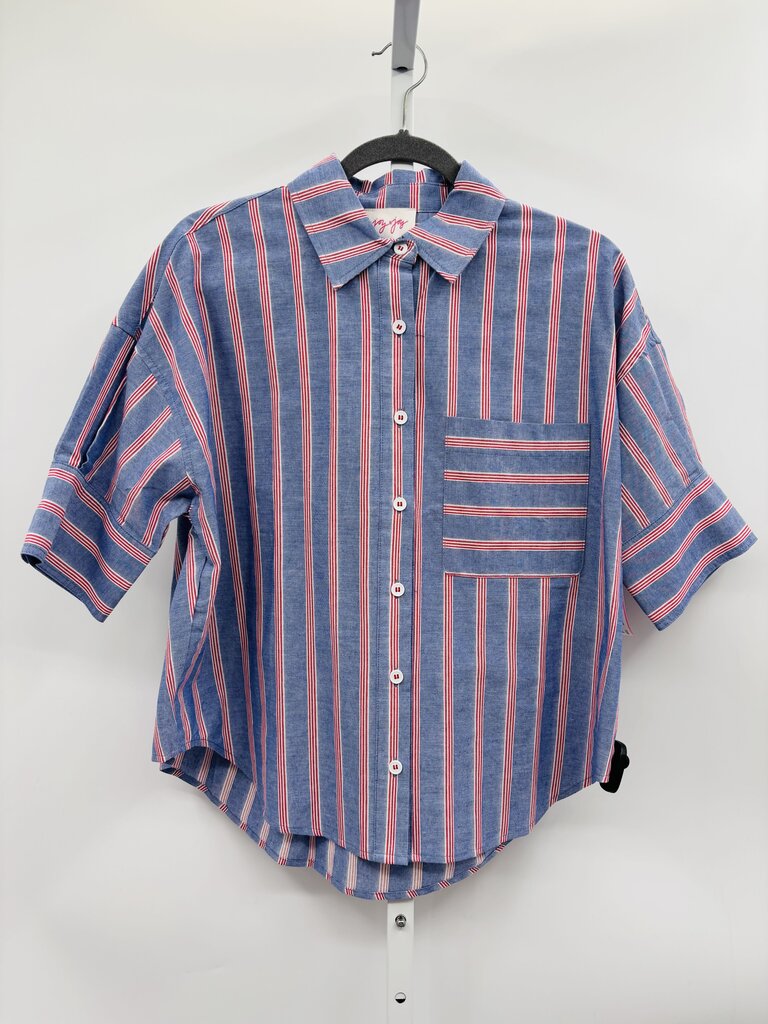 Joy Joy Shirt Blue S