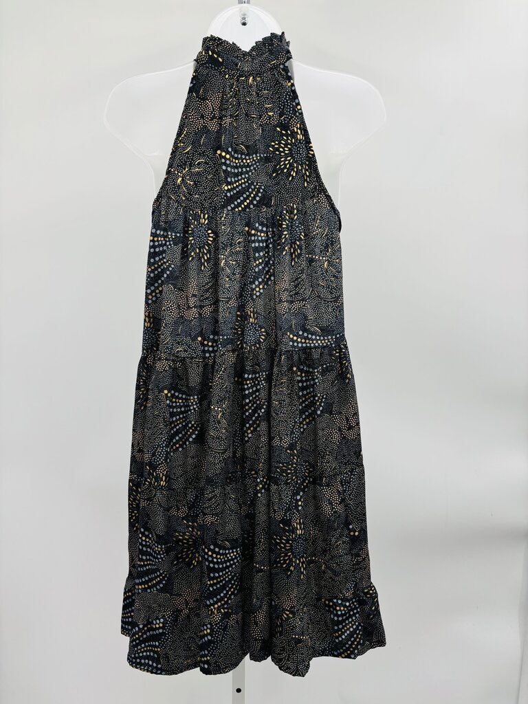 Paani Dress Blue/Gold S