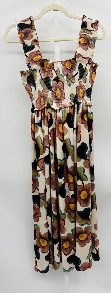 Jacquie The Label Dress Cream/Brown S