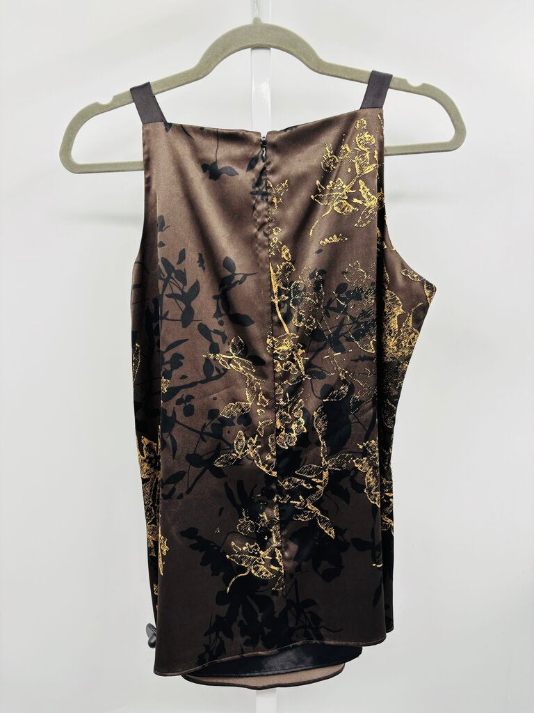 T Tahari Top Brown M