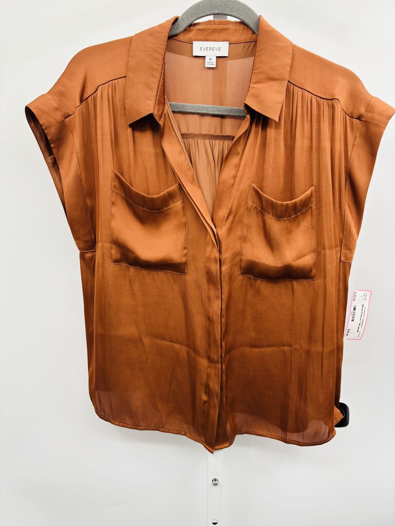 Evereve Blouse Brown M