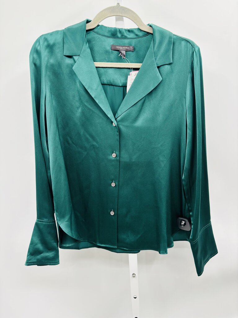Banana Republic Blouse Green S