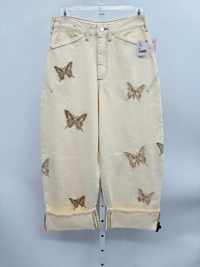 Pilcro Jeans Beige 2