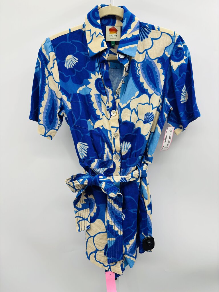 Farm Romper Blue XS