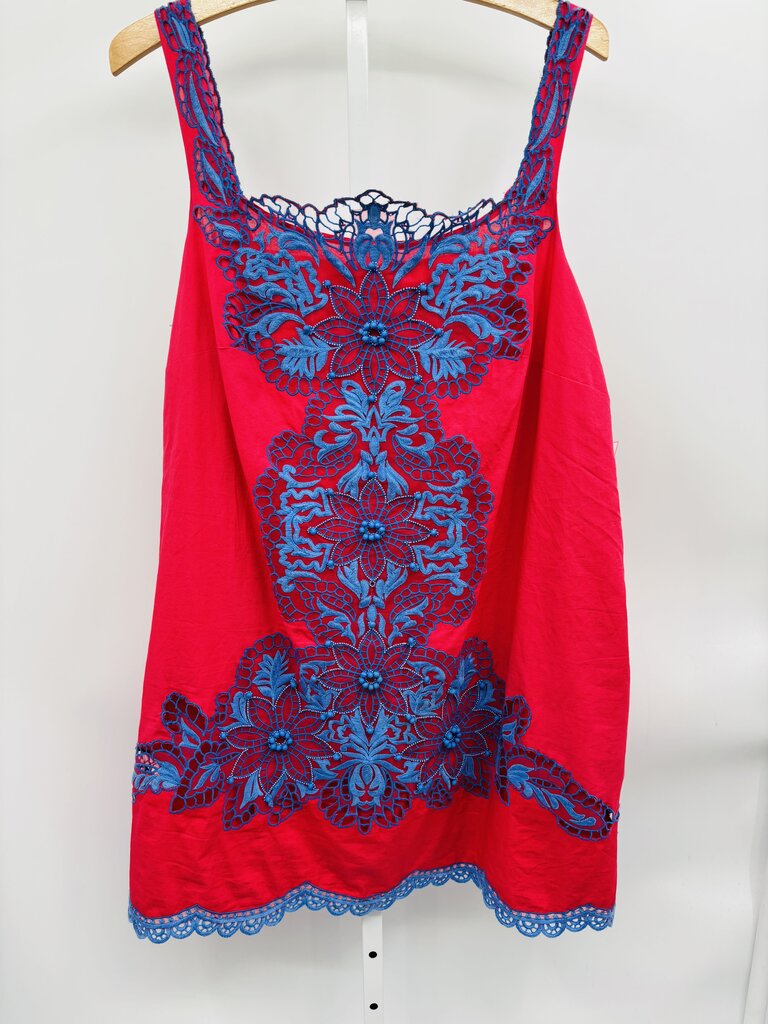 Anthropologie Dress Red 26