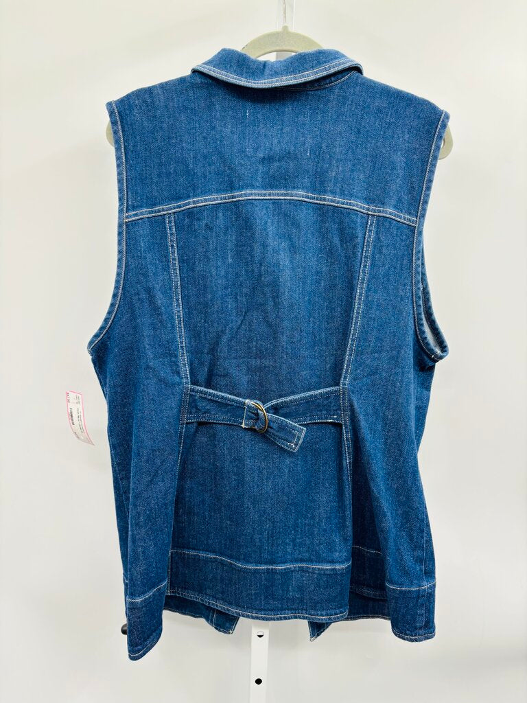 Pilcro Vest Denim XL