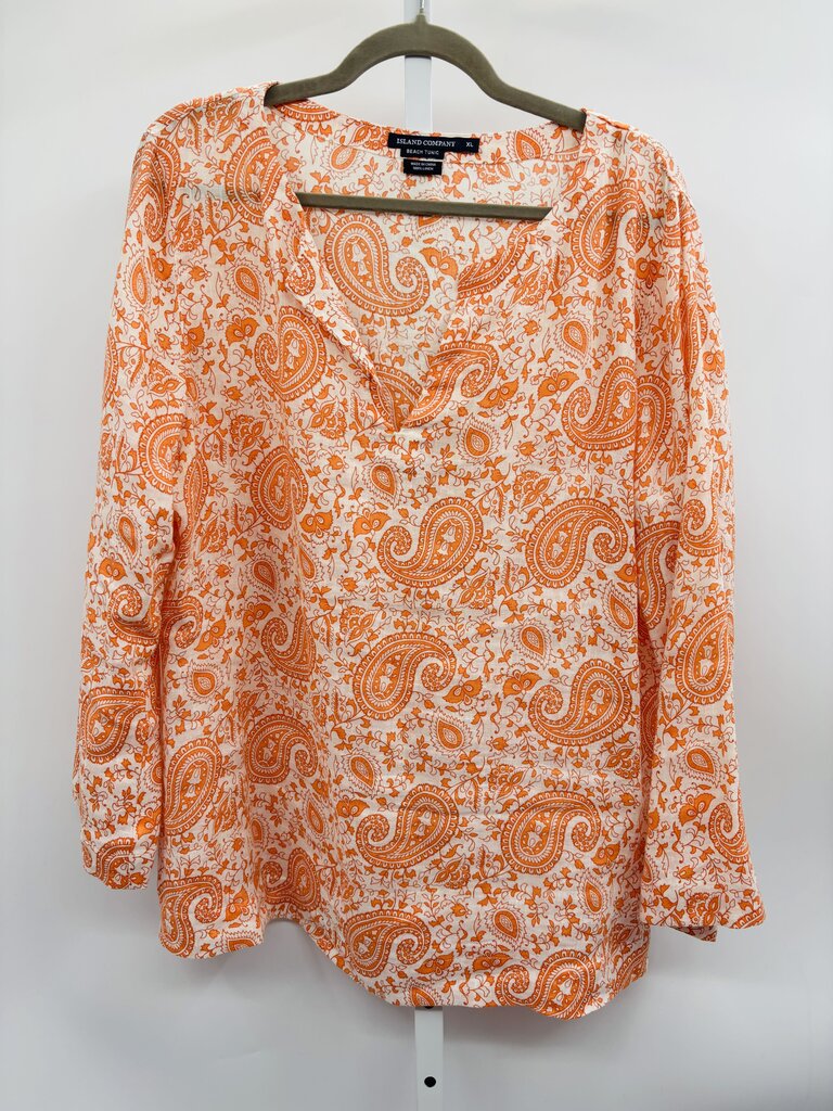 Island Company Tunic Orange XL