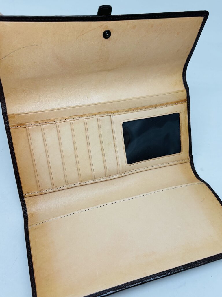 Coach Wallet Brown Signature