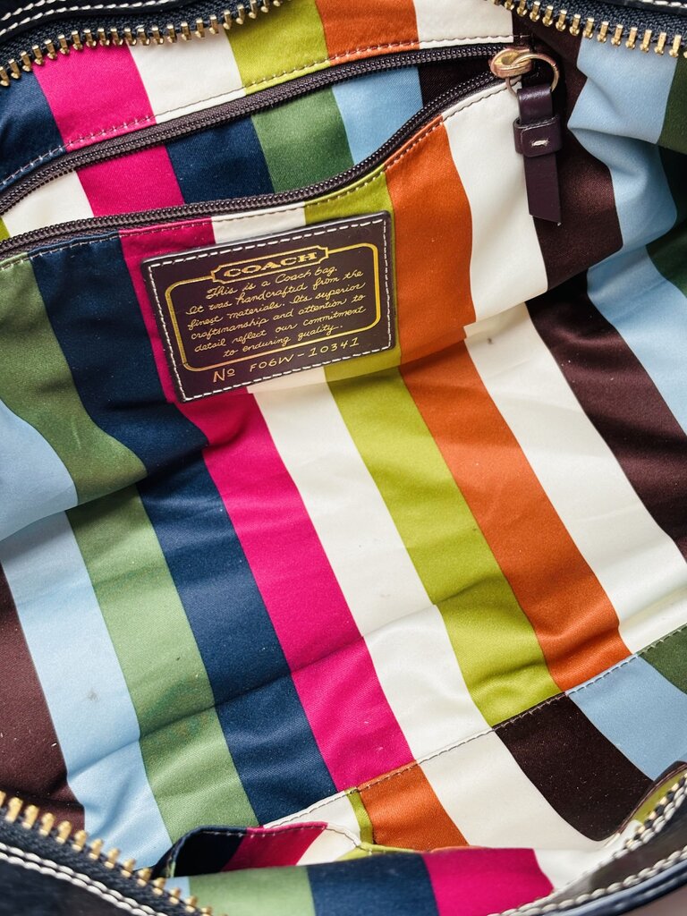 Coach Handbag Tan Signature