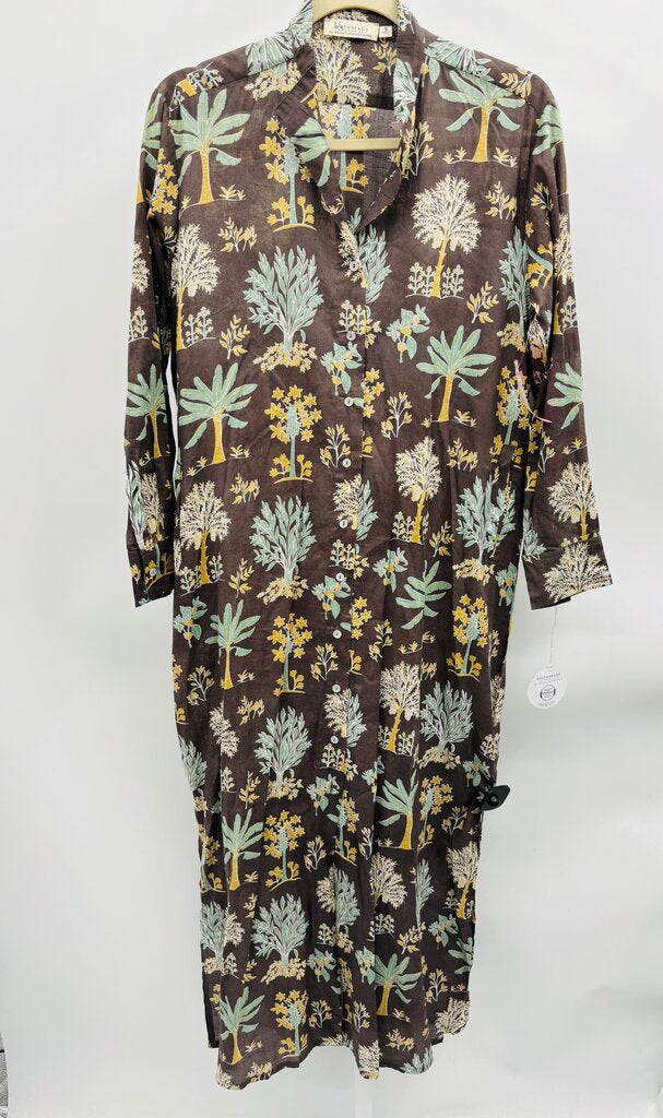 Rock Flower Paper Dress Brown S