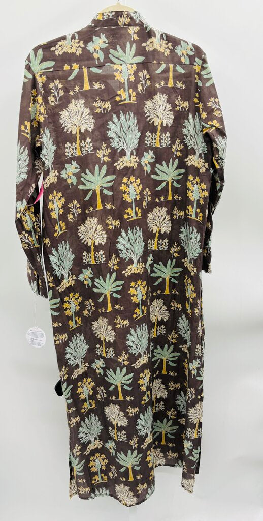 Rock Flower Paper Dress Brown S