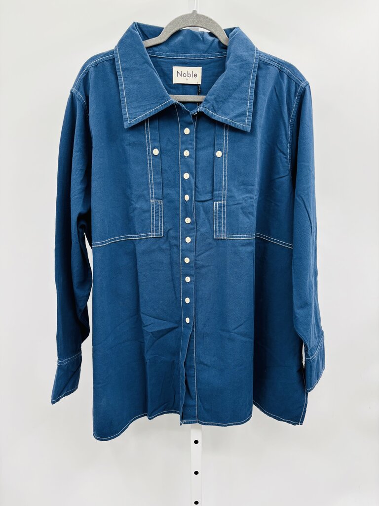 Noble Shirt Plus Blue 2X