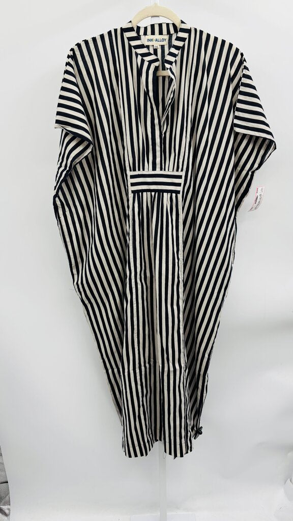 Ink + Alloy Dress Beige OS