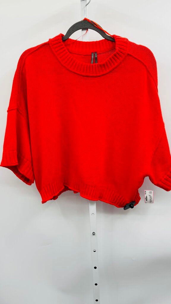 Anthropologie Sweater Red M