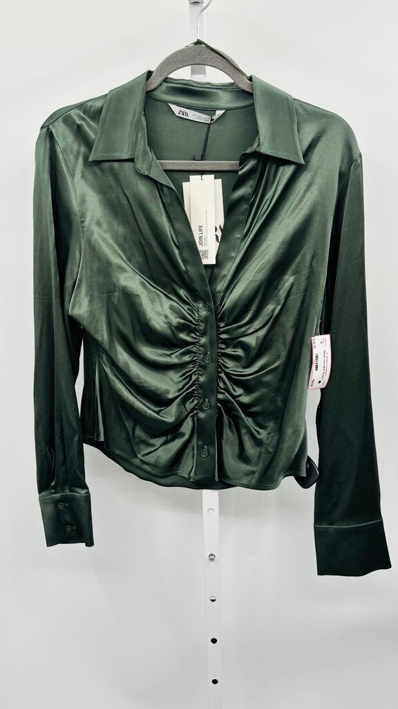 Zara Blouse Green L