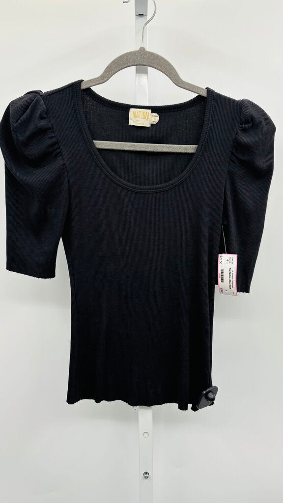 Nation Top Black S