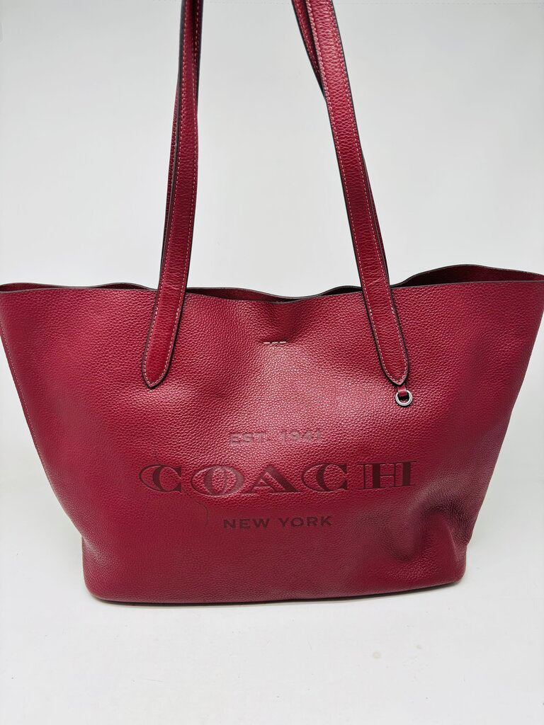 Coach Tote Burgundy