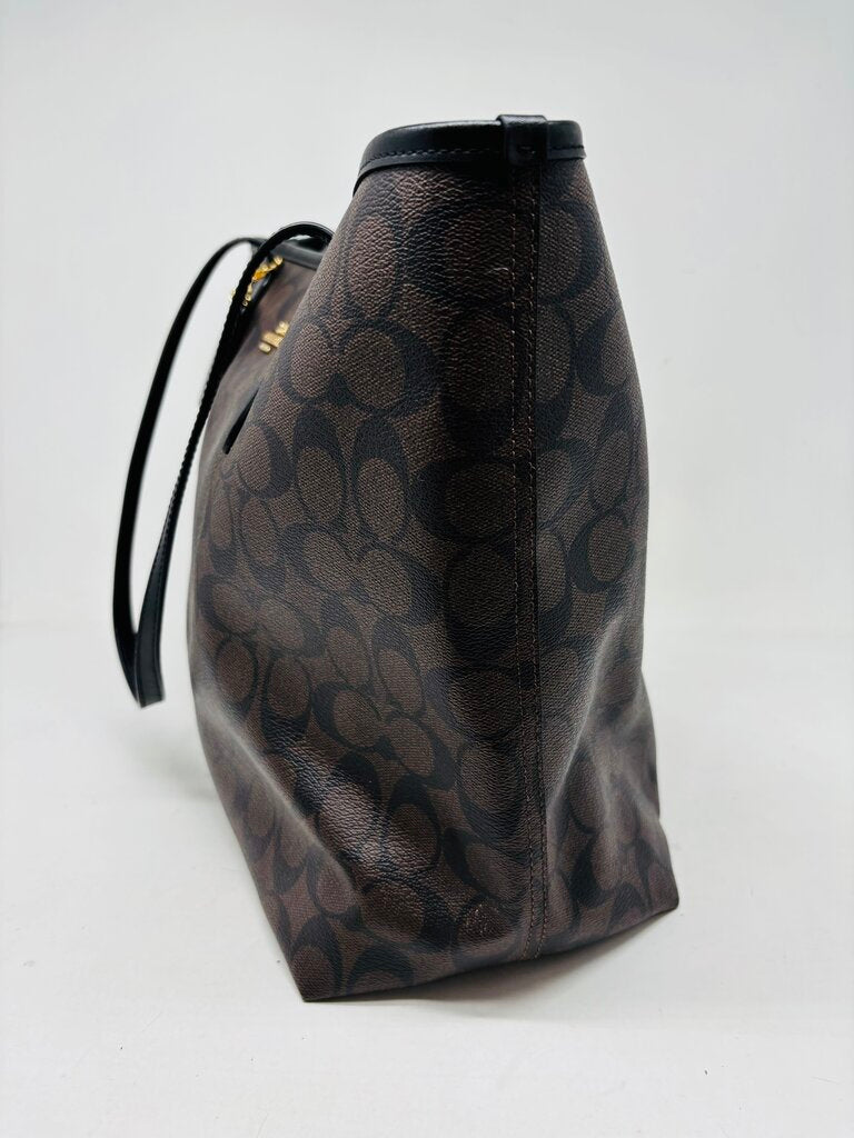 Coach Tote Brown Signature