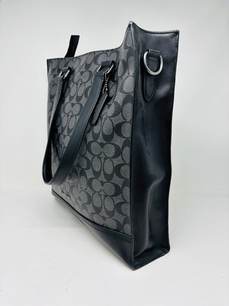 Coach Tote Black Signature