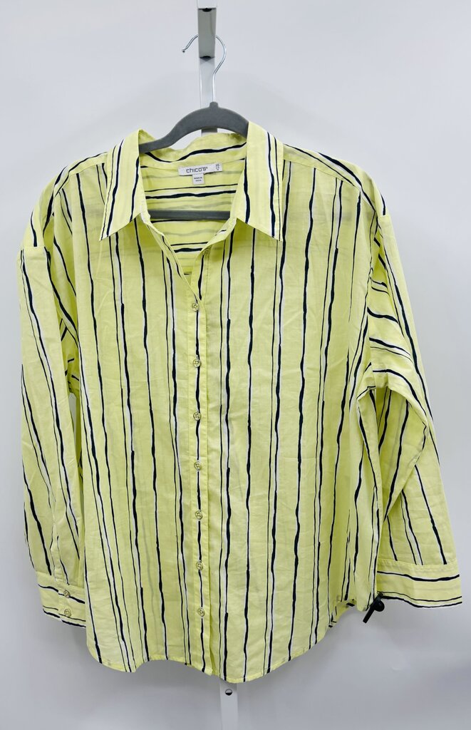 Chico's Shirt Yellow 14